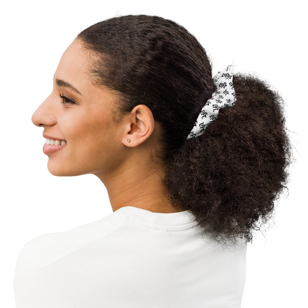 White Recycled Scrunchie