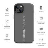 Tough Case for iPhone® / Grey L I F T